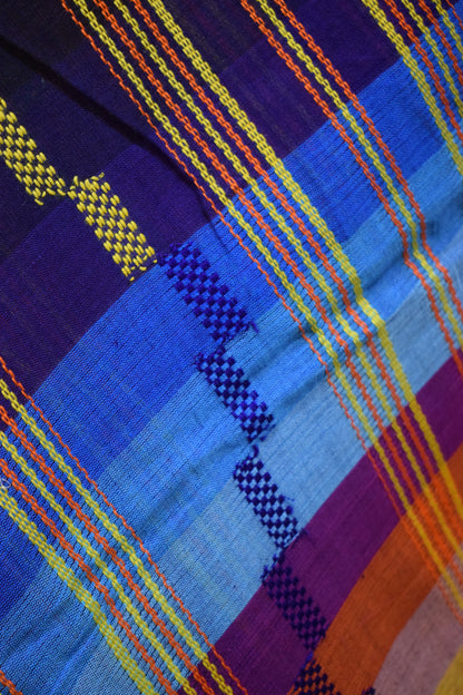 Navrang- Multicoloured Cotton Bhujodi Saree